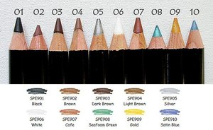 Карандаши для глаз разных цветов