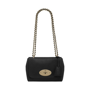 MULBERRY Lily Black Soft Grain Leather With Soft Gold