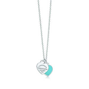 Double Heart Tag Pendant