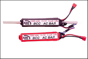 Аккумулятор ВСС - АС ВАЛ, LiPo 11.1v 1400mAh 3 cell.