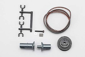 Yokomo DIB Full Counter Solid Axle Set 1.5 Gun Metal (IB-FCD15G)