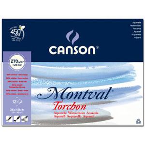 Бумага для акварели Canson Montval