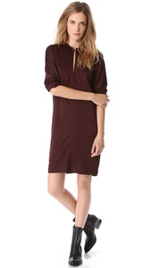 T by Alexander Wang Knit Long Sleeve Dress