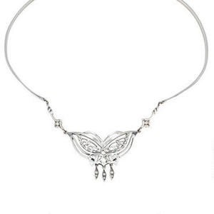 Sterling Silver Butterfly Necklace of Arwen