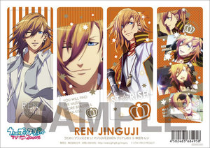 Uta no Prince-sama Maji LOVE 2000% - Clear Bookmark: Ren Jinguuji