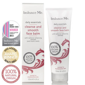 BALANCE ME CLEANSE & SMOOTH FACE BALM (125ML)