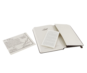 Записная книжка Moleskine Hobbit (нелинованная), Large (13х21 см), черный