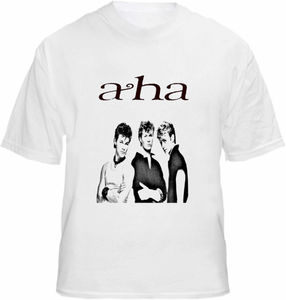 Aha T-shirt Morten Pal Mags Band Music Retro A-ha Tee