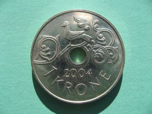 Norway 1 Krone 2004. High Grade.