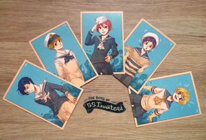 The Boys of SS Iwatobi Postcard Set