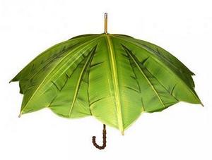 Зонт в виде листьев
