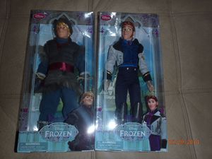 Disney Frozen 12'' Hans and Kristoff NIB, Rare Dolls