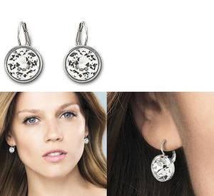 swarovski Bella Mini Pierced Earrings