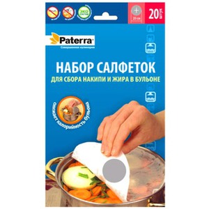 Салфетки д/сбора накипи и жира в бульоне