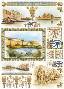 Декупажная карта Esprimo Египет