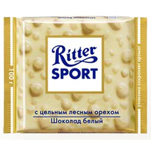 Ritter Sport белый с фундуком