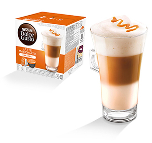 NESCAFÉ® Dolce Gusto® ЛАТТЕ МАКИАТО СО ВКУСОМ КАРАМЕЛИ