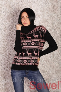 свитер с оленями