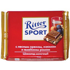 Ritter Sport Rum Trauben Nuss