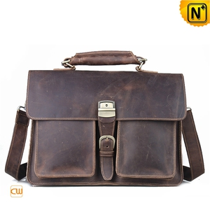 Italian Leather Briefcase Bag for Men CW914133
