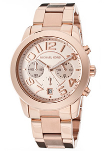 michael kors rose gold watch