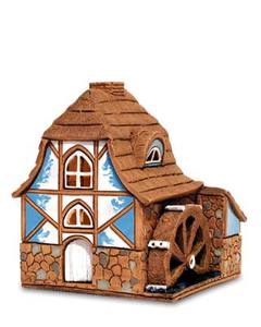 Подсвечник (а точнее - домик для свечи в форме домика :)))