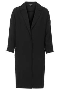 PETITE LONG LINE THROW ON DUSTER JACKET (26C08GBLK)