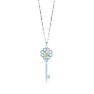 Tiffany Rose Key Pendant