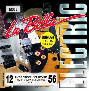 LABELLA 800L Black Nylon Tape Wound