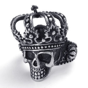 Head King Crown Men Ring