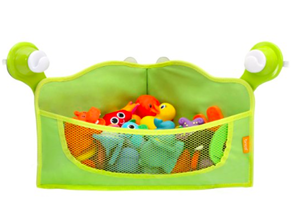 BRICA Corner Bath Basket Toy Organizer