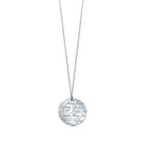 Tiffany Notes round pendant