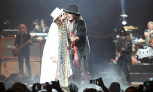 White Steven Tyler's style coat