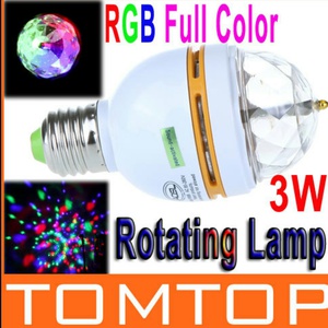 LED Rotating DJ Lamp
