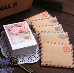 60Cards +60 Kraft Envelopes+60 stickers