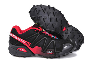 Salomon Ladies Shoes Speedcross 3 Cs Athletic Running Sports Outdoor Black Bright Red