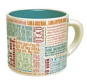 First Lines of Literature Mug