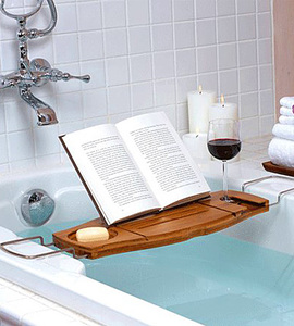 полка для книги в ванную