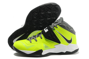 Nike Lebron Air Max Soldier 7 id Men Shoes Black Volt White