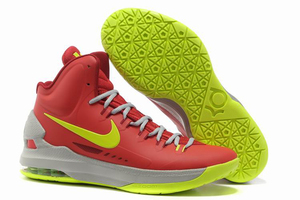 Nike Womenˊs Zoom KD 5 Kevin Durant "DMV" Shoes : Bright Crimson & Volt/Wolf Grey