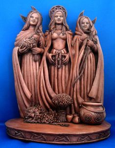 Triple Goddess Statue