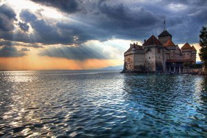 Chillon Castle in Switzerland