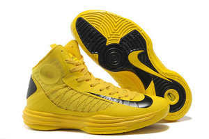 Air Hyperdunk X 2012 in Yellow and Black Colorways Men Sports Trainers Sale Online