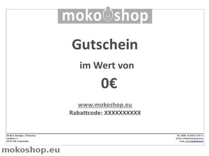 (Подарочная карта) Gutschein MOKO Shop