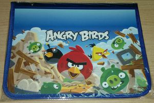 Папка для тетрадей и роллеров Angry Birds