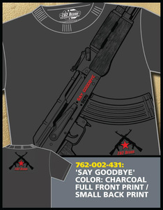 Футболка 7.62 Design - Say Goodbye - Charcoal