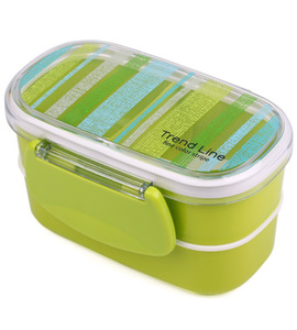 Ланчбокс с сумочкой 'Trend Line' - Green