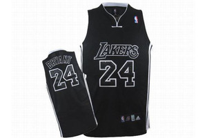 Los Angeles Lakers #24 Kobe Bryant Black NBA Jerseys Mens