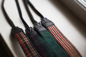 ремешок для фотоаппарата клечатый