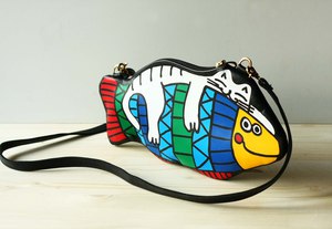 сумка Кот и рыба